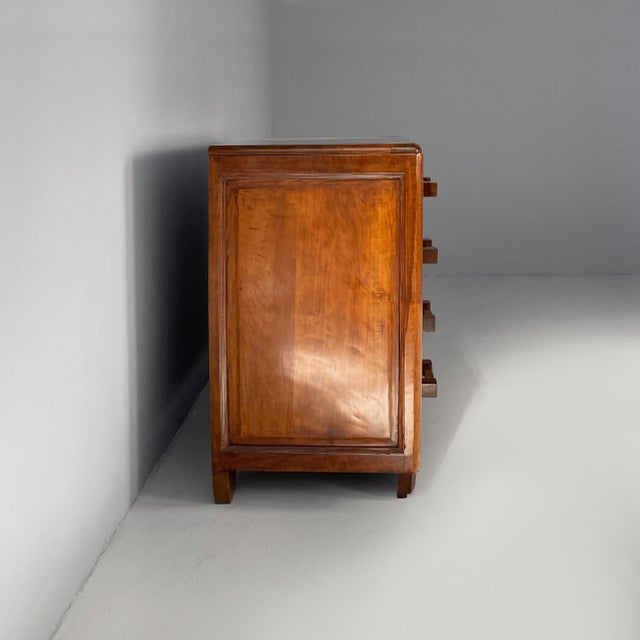 Italian Art Deco Chest of Drawers in Wood, 1930s For Sale - Image 6 of 18