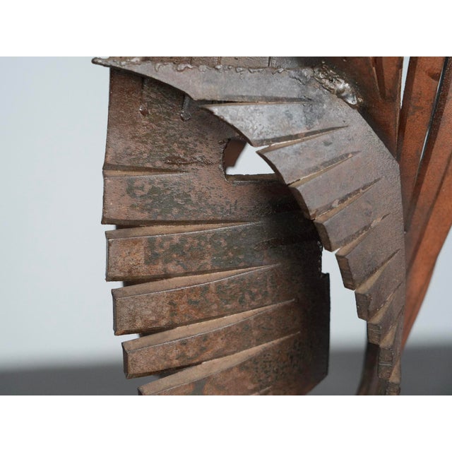 Brown CH, Abstract Constructivist Iron Sculpture, 1960s, Iron For Sale - Image 8 of 11