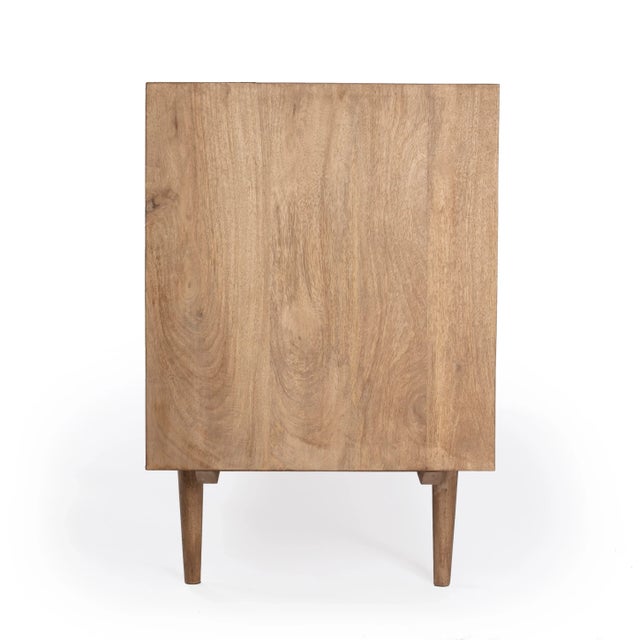 Leonidin Natural Wood 67" Sideboard, Light Brown For Sale In Chicago - Image 6 of 9