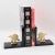 Art Deco Black and White Galalith Eagle Figural Bookends, 1930s, a pair For Sale - Image 4 of 12