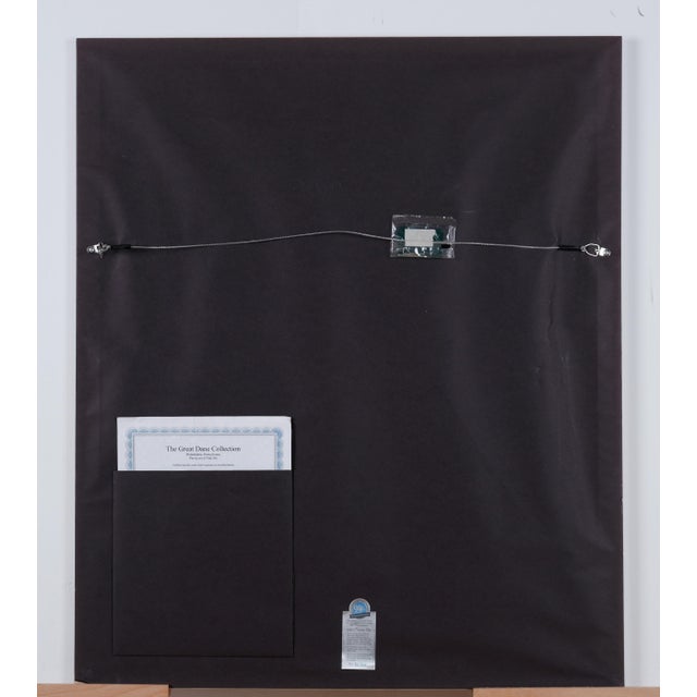 White 1982 Erte "Gemini" Hand Signed & Numbered Limited Edition Lxxxviii/Xc (88/90) Framed & Matted Serigraph Excellent Print in Very Good Frame For Sale - Image 8 of 8