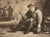 Early 20th century engraving after a painting by David Teniers (1610-1690), titled here "A Quiet Whiff."