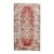 1970s Vintage Handmade Wool Cotton Red Area Rug For Sale