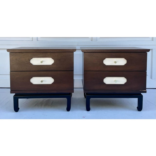 American of Martinsville Pair of Mid-Century Modern Nightstands For Sale - Image 13 of 13