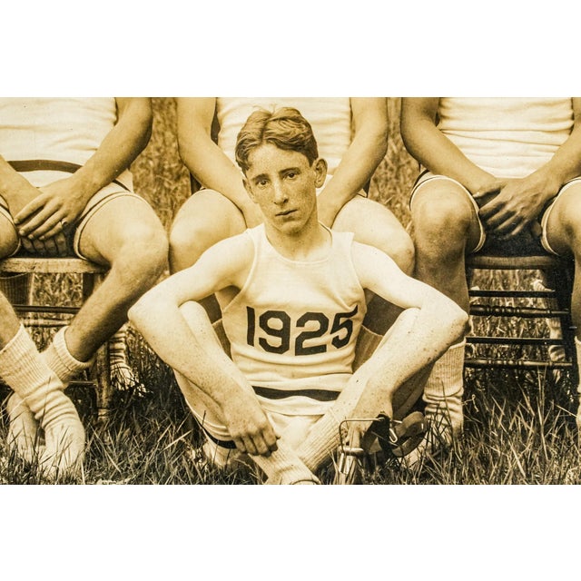 Rare Pair of Framed Antique Harvard University Rowing Crew Photographs Photos Portrait Sports Team Man Cave Home Wall Decor For Sale - Image 4 of 18