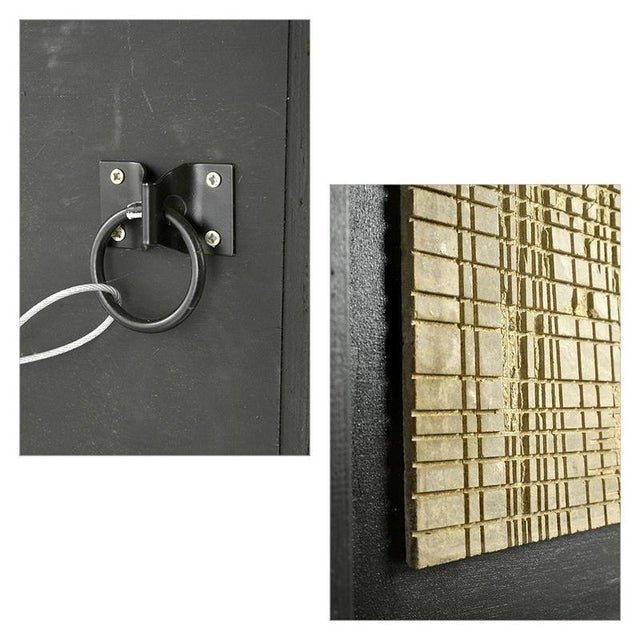 Industrial Framed Marble Cutting Plate For Sale - Image 6 of 7