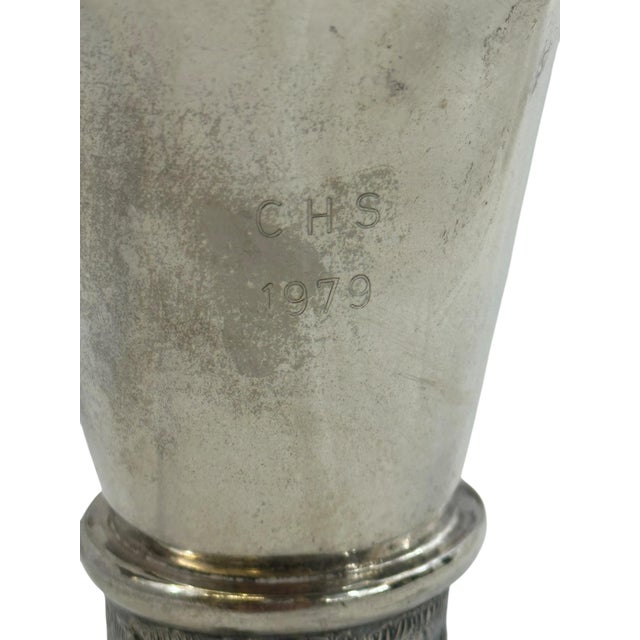 Vintage Silverplate Foxhead Stirrup Cup For Sale - Image 11 of 12