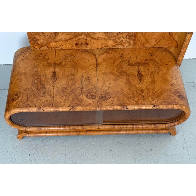 Wood Art-Deco Walnut Dressing Mirror, 1930s For Sale - Image 7 of 9
