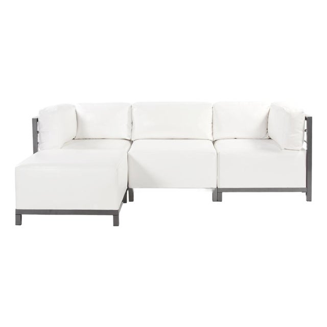Axis 4pc Sectional Atlantis White Titanium Frame For Sale