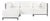 Axis 4pc Sectional Atlantis White Titanium Frame For Sale