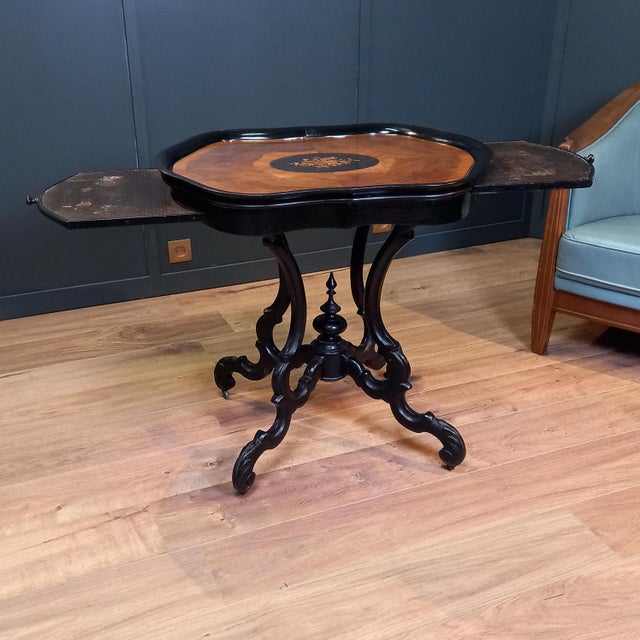 Wood Dutch Wine Table in Walnut For Sale - Image 7 of 16