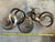 1980s 1980s Steel Hanging Circles Sculpture Attributed to Curtis Jere , Titled "Continuity" For Sale - Image 5 of 12