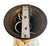 Holophane 1920s Americana Fluted Halophane Shade Flushmount Light Fixture For Sale - Image 4 of 12