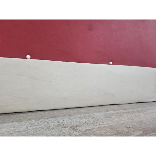 Vintage Coat Hanger in Red Skai with Brass Hooks and Mirror, 1960 For Sale - Image 18 of 18