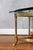 1960s Hollywood Regency Brass Hoof Base With Hexagonal Glass Cocktail Table For Sale - Image 4 of 7