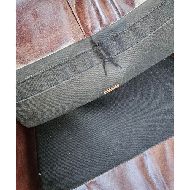 English Early 21st Century Pair of Eichholtz Tufted Leather Club Caledonian Armchairs For Sale - Image 3 of 12