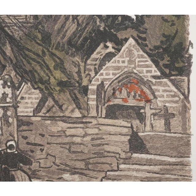 Mathurin Meheut, Brittany, Arrival at the Sanctuary, Engraving For Sale - Image 3 of 8