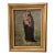 Signed Baroque Oil – Saint Joseph With Infant Jesus, Gilded Frame, 18th Century. For Sale