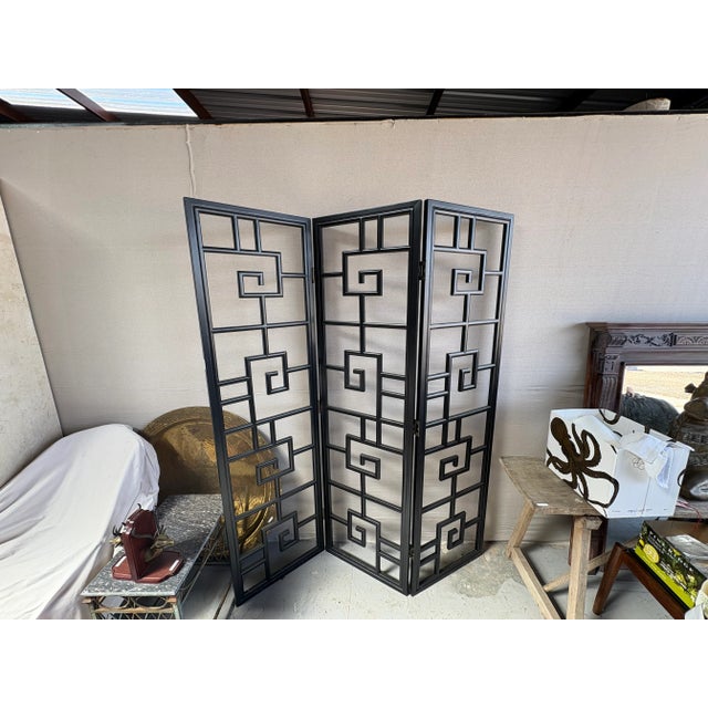 Asian Late 20th Century Asian Modern Room Divider Screen For Sale - Image 3 of 10