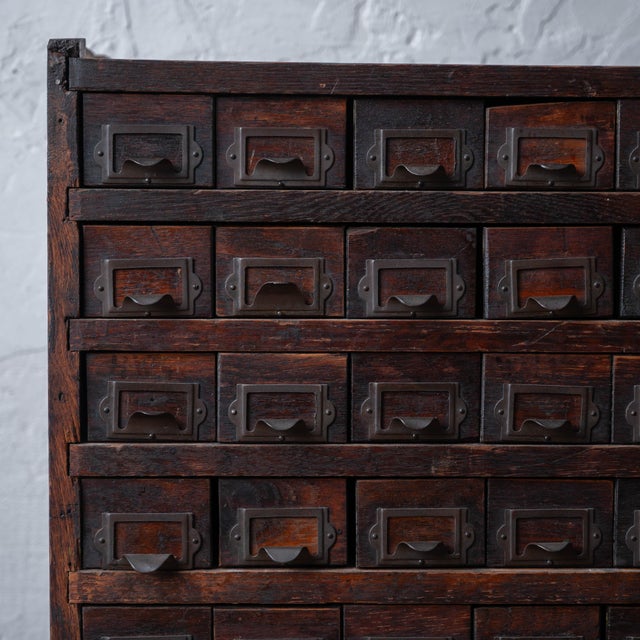 Oak Haberdashery Cabinet, c.1930 For Sale In Savannah - Image 6 of 15