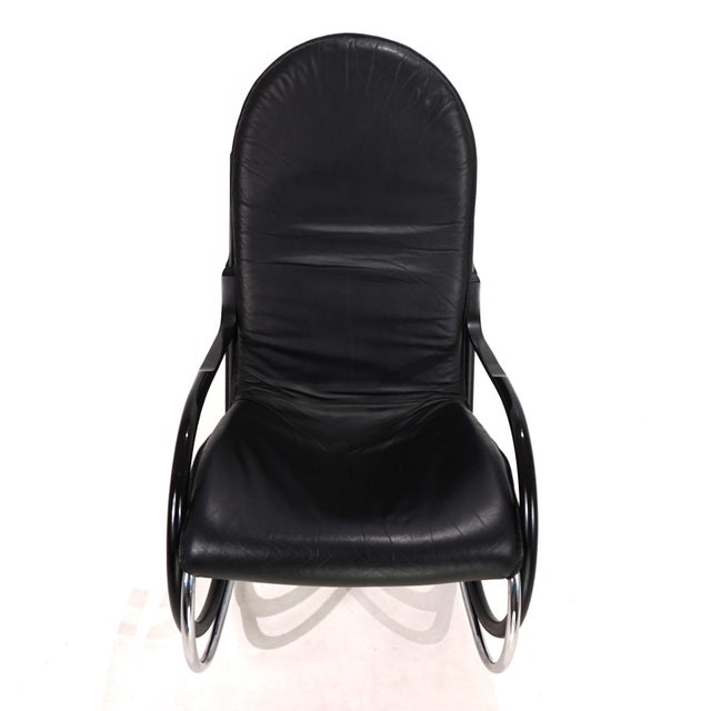 Strässle Nonna Rocking Chair by Paul Tuttle, 1972 For Sale - Image 10 of 18