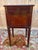 Antique Louis XVI Style Bedside Table in Mahogany and Mahogany Veneer For Sale - Image 4 of 13