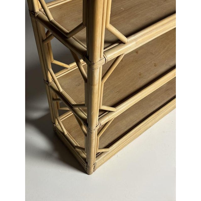 Vintage Bamboo Bookcase, France 1980 For Sale - Image 6 of 18