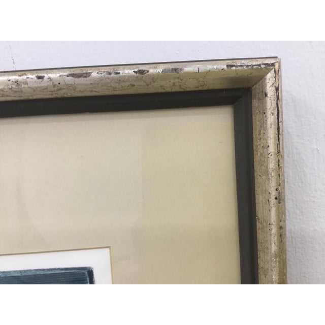 1970s “Silence“ Original Collagraph Print by Anne MacRay MacLeod For Sale In Providence - Image 6 of 10