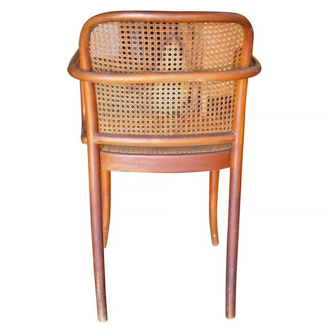 1920s Josef Hoffmann for Stendig Bentwood Cane Dining Chairs, Set of Six For Sale - Image 4 of 11