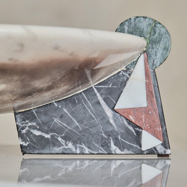 Early 21st Century Italian 'Trisio' Marble bowl designed by G. Galli for Up&Up For Sale - Image 5 of 9