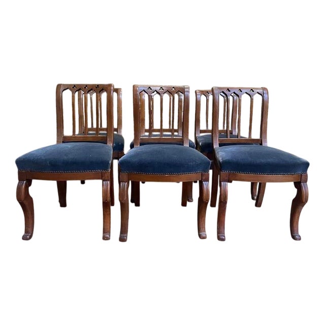 Restoration Period Chairs, Set of 6 For Sale