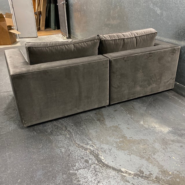 Restoration Hardware Maddox Modular Two Piece Sofa | Chairish