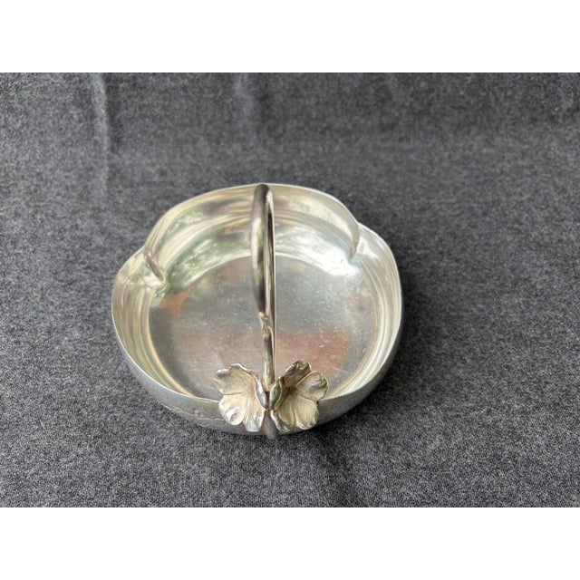 Silver Antique James Tufts Silverplate Bon Bon Dish For Sale - Image 8 of 18