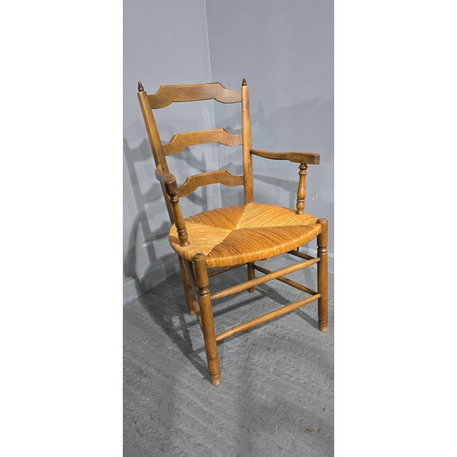 Wood Antique French Dining Chairs, 1900, Set of 8 For Sale - Image 7 of 12