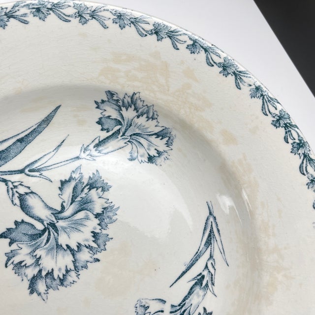 Antique Soup Plates from KG Lunéville, 1890s, Set of 8 For Sale - Image 10 of 15