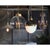 Circular glass globe pairs with three candle styled cluster to lend sculptural, contemporary style. Its clean lines and...