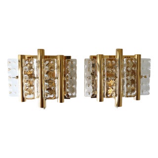 Wall Sconces attributed to Carl Fagerlund for Lyfa, Sweden, 1970s, Set of 2 For Sale