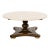 Midcentury Round Marble Top Pedestal Cocktail Table For Sale
