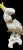 This elegant MidCentury Modern fine bone China Cockatoo was designed by T.J. Jones for Staffordshire Circa 1950 It...