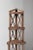 Wood Vintage Folk Art Stepped Lattice Corner Shelf, Circa 1940s For Sale - Image 7 of 16