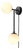 Duo Modern Contemporary Wall Sconce - Matte Black, Plug-In For Sale