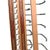 1960s Vintage Tie Scarf Belt Necklaces Wall Mount Organizer Wood Brass 29 Hooks Adjustable For Sale - Image 5 of 8
