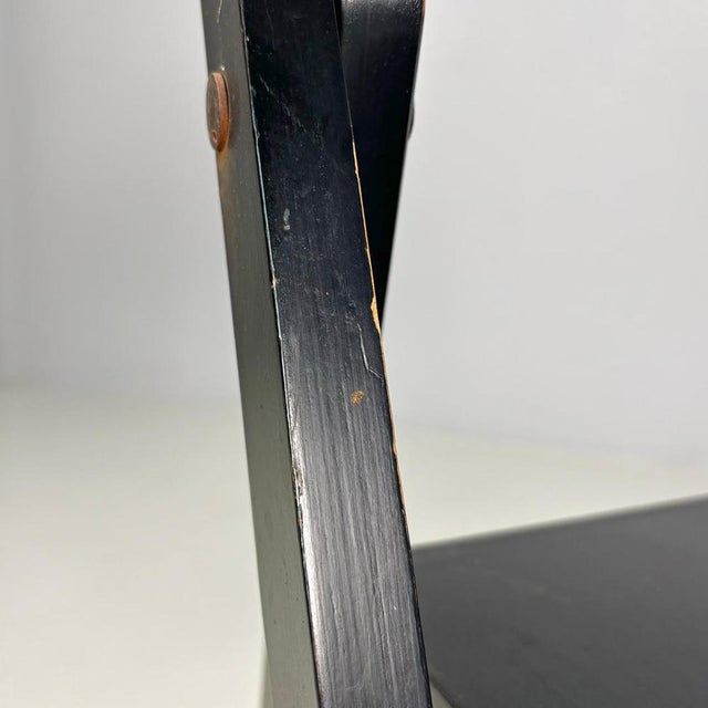 Mid-Century Modern Italian Black Folding Chair Tric by Bonacina for Castiglioni, 1960s For Sale - Image 17 of 18