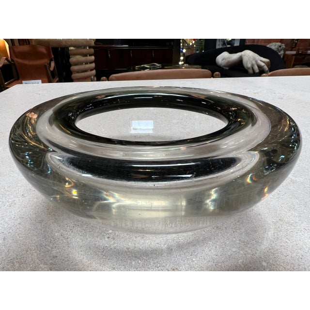 Mid-Century Modern Vintage Italian Murano Center Bowl, 1960s For Sale - Image 3 of 6