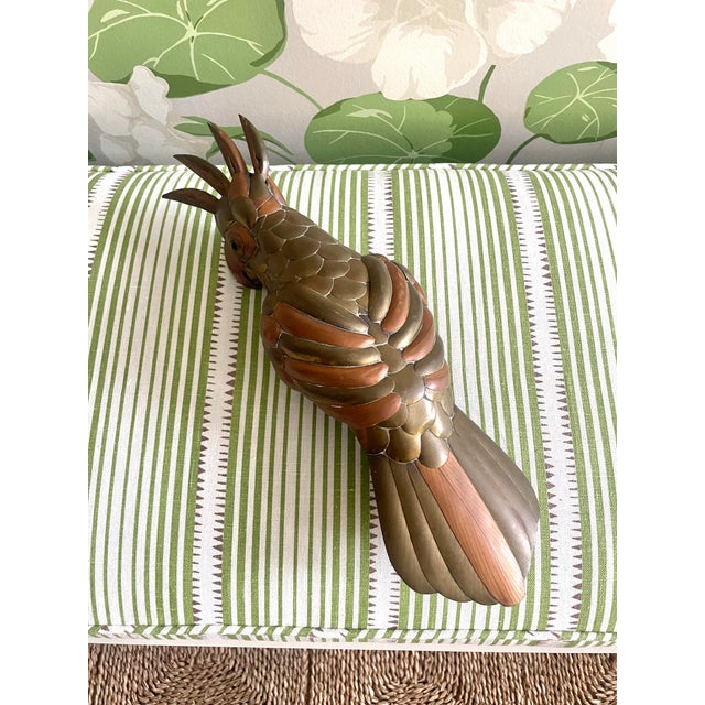 1970s Vintage Attributed Sergio Bustamante Cockatoo For Sale - Image 5 of 7