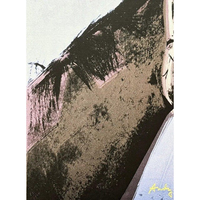 Andy Warhol (after) "Horse", size 60 x 60 cm, plate signed bottom right, numbered with pencil on heavy paper, stamped with...