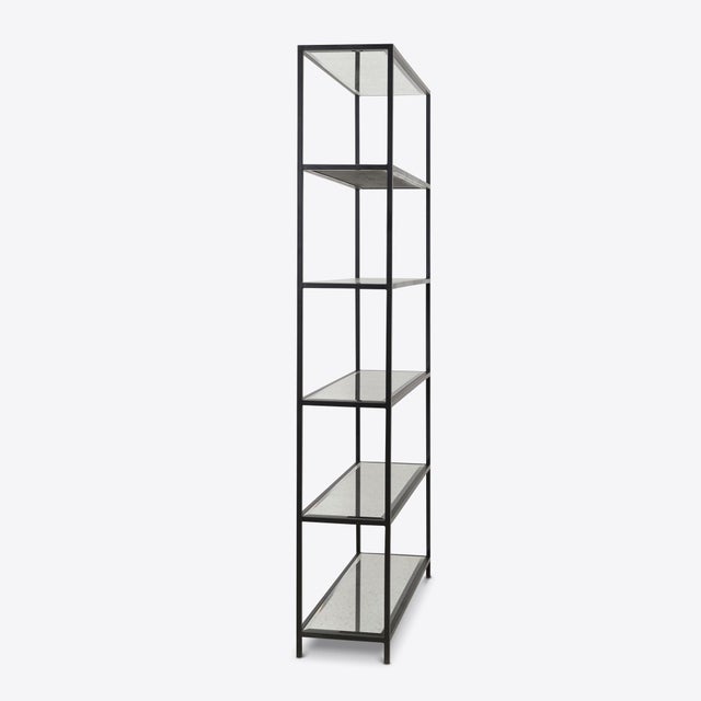 The understated Aria etagere features aged, mirrored shelving to create a timeless elegance to your living room or...