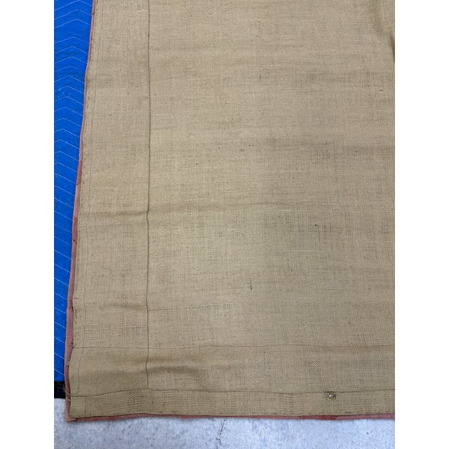 Large Antique Handwoven Floral French Aubusson Tapestry For Sale - Image 11 of 14