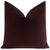 Pair of beautiful custom-made luxury Designer pillows in a Merlot colorway. Meticulously handcrafted with serged interior...