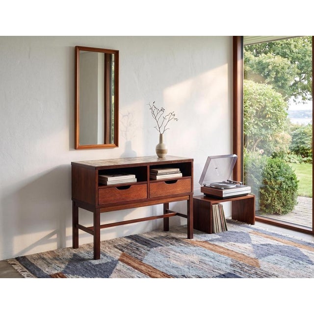 Mahogany Hall Table by Severin Hansen, Denmark, 1950s For Sale - Image 3 of 14